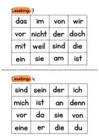 Vorschau - Arbeitsblätter - Materialpaket: Erstes Lesen Kl. 1 - Lesespiel: Bingo mit Präsentationen - Seite 2