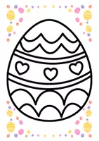 Vorschau - Mal- und Bastelvorlagen - 10 süße Ausmalbilder für die Osterzeit - Seite 1
