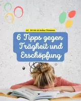 Vorschau - Anderer Materialtyp - 6 Tipps gegen Trägheit und Erschöpfung - Deckblatt