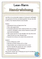 Vorschau - Spiele - Lesespiel Klasse 1: Lesealarm - Sch, Ei, Au, ch - Seite 1
