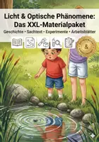 Vorschau - Unterrichtsreihen - Licht & optischen Phänomenen: Das XXL‑Materialpaket (Geschichte, Sachtext, Forscherheft & Arbeitsblatt) - Deckblatt