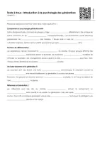 Aperçu - Feuilles d'exercices - Introduction à la psychologie des générations (textes à trous, exercices, vidéo explicative) - Page 3