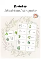 Vorschau - Arbeitsblätter - Bundle: Unterrichtseinheit Kräuter - wachsendes Materialpaket - Seite 1