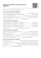 Aperçu - Feuilles d'exercices - Introduction à la psychologie de la réadaptation (textes à trous, exercices, vidéo explicative) - Page 3