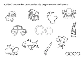 Voorbeeld - letterboekje: de letter o - Pagina 3