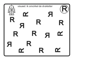 Voorbeeld - letterboekje: de letter r - Pagina 1