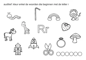 Voorbeeld - letterboekje: de letter r - Pagina 3