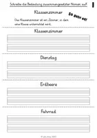 Vorschau - Arbeitsblätter - Komposita/Zusammengesetzte Wörter trainieren (Systematischer Rechtschreibunterricht) - Seite 1