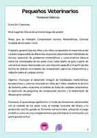 Vista previa - Unidades / Secuencias / Situaciones de Aprendizaje - Pequeños Veterinarios. - página 2