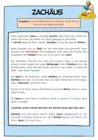 Vorschau - Arbeitsblätter - 🌟 Zachäus trifft Jesus – Das komplette Unterrichtspaket zu Schuld, Vergebung & echter Veränderung🌟 - Seite 3