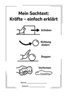 Vorschau - Arbeitsblätter - Kräfte – Bewegung & Verformung: Das XXL‑Materialpaket (Geschichte, Sachtext, Forscherheft & Arbeitsblatt) - Seite 1