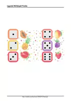 Vorschau - Spiele - Früchte Würfelspiel Mengenerfassung kostenloser Download - Seite 2