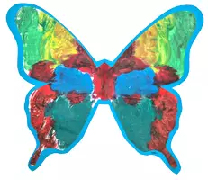 Vorschau - Mal- und Bastelvorlagen - Kunst im Frühling: "Coole Schmetterlinge mit der Abklatschtechnik" gestalten - Seite 3
