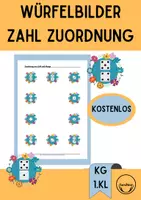 Vorschau - Stationenlernen - Legespiel Würfelbilder Kraft der 5 Mathematik Zahlen bis 10 - Deckblatt