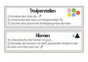 Vorschau - Arbeitsblätter - Satz des Tages/ Satz der Woche - Ablaufkarten & Übersichtsblatt - Seite 2