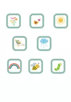 Vista previa - Hojas de trabajo - Fichas de Primavera · Educación Infantil · 20 actividades - página 3