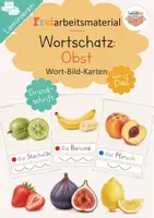 Vorschau - Fördermaterial/Inklusion - Wort-Bild-Karten DaZ Wortschatz Obst - Deckblatt