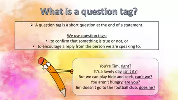Vorschau - Präsentationen/Tafelbilder - question tags - Seite 2
