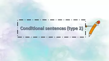 Vorschau - Präsentationen/Tafelbilder - Conditional sentences type 2 - Seite 1