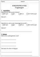 Vorschau - Anderer Materialtyp - Kindersprechtag Fragebogen - Seite 2
