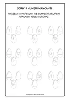 anteprima - Esercizi - MATEMATICA CLASSE PRIMA COMPLETA I NUMERI PASQUA - Pagina di copertina