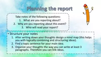 Vorschau - Präsentationen/Tafelbilder - how to write a report - Seite 3