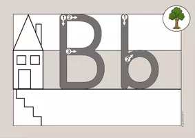 Vorschau - Merkblätter - Buchstabenplakate Schreibrichtung Druckschrift - Seite 3
