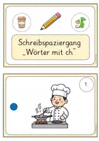 Vorschau - Arbeitsblätter - Schreibspaziergang Wörter mit ch - Seite 1