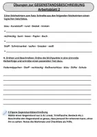 Vorschau - Arbeitsblätter - Gegenstandsbeschreibung – Schreibübungen Deutsch Klasse 5 - Seite 2