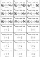 Vorschau - Aufgabenkarten - Brüche vergleichen - Freiarbeitsmaterial - Seite 2
