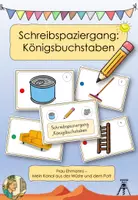 Vorschau - Arbeitsblätter - Schreibspaziergang - Königsbuchstaben, Silbenkönige, Klasse 1 - Deckblatt