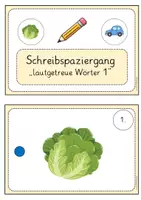 Vorschau - Arbeitsblätter - Lautgetreues Schreiben - Schreibspaziergang Nr. 1 - Klasse 1 - Seite 1