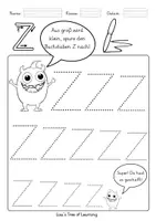 Vorschau - Arbeitsblätter - Materialpaket - Buchstaben nachspuren – A-Z (Vorschule / 1. Klasse) - Seite 2