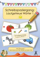 Vorschau - Arbeitsblätter - Lautgetreues Schreiben - Schreibspaziergang Nr. 1 - Klasse 1 - Deckblatt