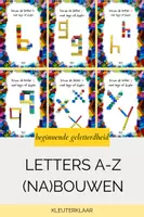 Voorbeeld - KleuterKlaar| Beginnende geletterdheid: letters a-z (na)bouwen - Voorblad