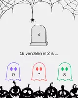 Voorbeeld - Rekenloopspel Halloween - Pagina 3