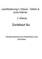 Vorschau - Arbeitsblätter - Leseförderung 1. Klasse – Zwielaut äu - Seite 1