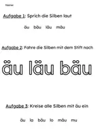 Vorschau - Arbeitsblätter - Leseförderung 1. Klasse – Zwielaut äu - Seite 2