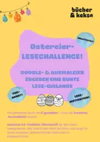 Vorschau - Mal- und Bastelvorlagen - Oster-Lesegirlande: Ausmaleier für jedes gelesene Kapitel - Deckblatt