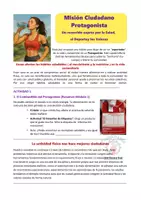 Vista previa - Unidades / Secuencias / Situaciones de Aprendizaje - CUADERNILLO MISIÓN CIUDADANA: SALUD, DEPORTE Y CIUDADANÍA - página 1