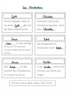 Vorschau - Arbeitsblätter - Christentum - Hefteinträge, Infotexte und Arbeitsblätter - Seite 3