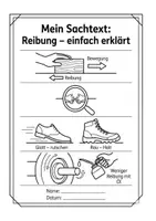Vorschau - Arbeitsblätter - Reibung: Das XXL‑Materialpaket (Geschichte, Sachtext, Forscherheft & Arbeitsblatt) - Seite 1