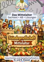 Vorschau - Arbeitsblätter - Ständegesellschaft im Mittelalter verstehen - Deckblatt