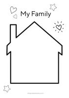 Προεπισκόπηση - Φύλλα εργασίας - My family- Kindergarten classroom activity - Σελίδα 1