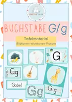 Vorschau - Poster - Buchstabeneinführung G - Bildkarten - Deckblatt