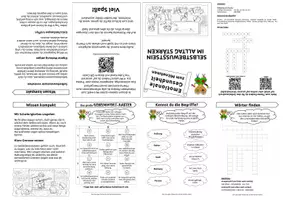 Vorschau - Mal- und Bastelvorlagen - Selbstbewusstsein im Alltag stärken - Mini-Falt-Buch - Deckblatt