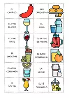 Vorschau - Spiele - La comida y la bebida - juego de memoria - Seite 1