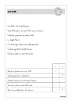 Vorschau - Arbeitsblätter - Islam Lesehäppchen - Lesetext mit Aufgaben (3fach diff.) - Seite 2