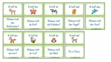 Vorschau - Spiele - Lesespiel Deerten/Tiere Plattdeutsch (S-H) - Seite 2