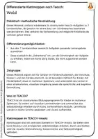 Vorschau - Mal- und Bastelvorlagen - Tiere im Wald - Klettmappe nach Teacch - 1 Kartensatz - 30 Aufgaben - Seite 1